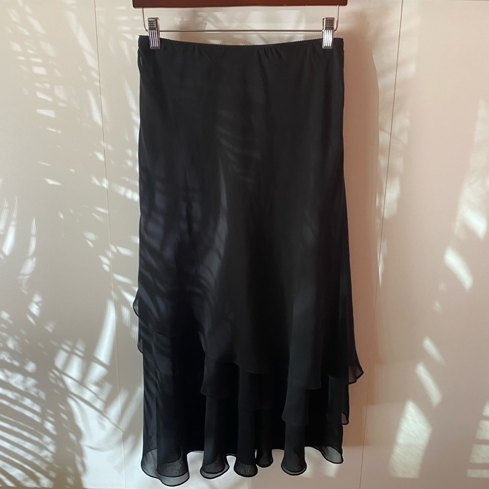 Women’s Ankle Length Tiered Ruffle Skirt